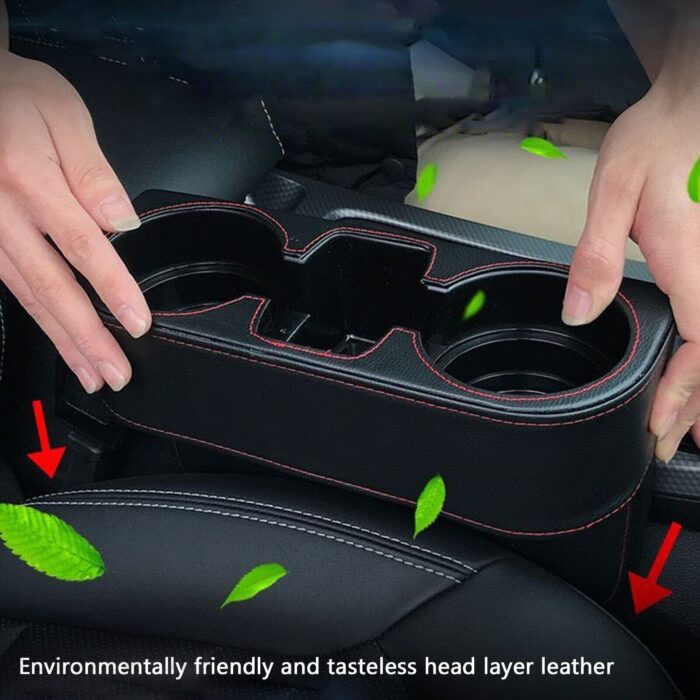 Car Seat Gap Cup Drink Holder Cup Storage Box Phone Holder - Image 2