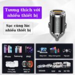 Pugan Car Charger USB 4 in 1 High-Speed Fast Charging for Multiple Devices - Image 3