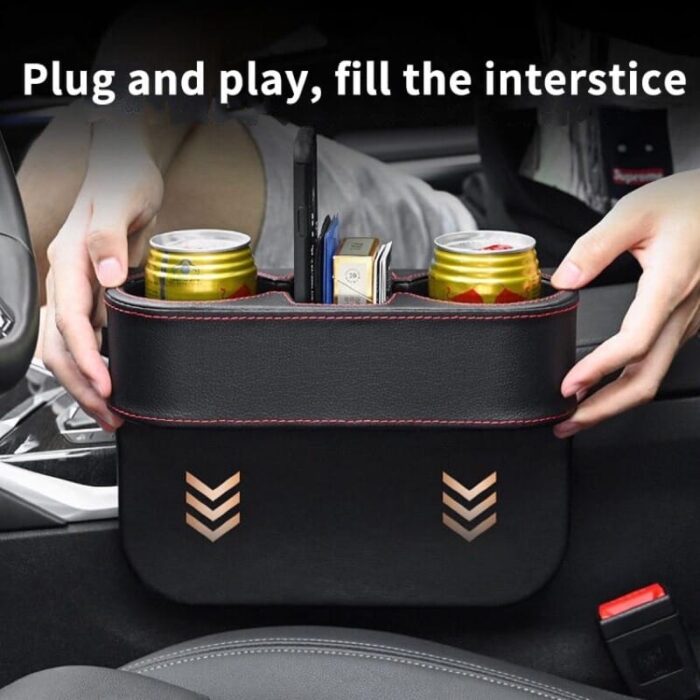 Car Seat Gap Cup Drink Holder Cup Storage Box Phone Holder - Image 1