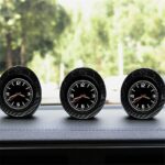 Luminous Car Interior Dashboard Clock Glossy Carbon - Image 9