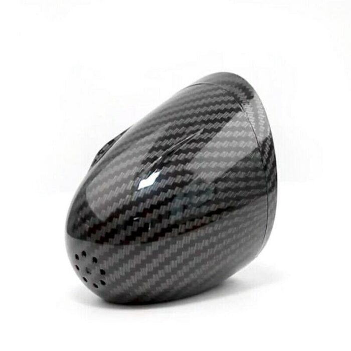 Luminous Car Interior Dashboard Clock Glossy Carbon - Image 5