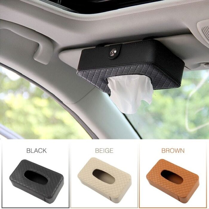 Car Sun Visor Tissue Box Holder Small and Big - Image 4