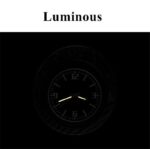 Luminous Car Interior Dashboard Clock Glossy Carbon - Image 3