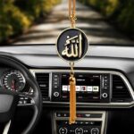 Car Hanging Decor Chain With Allahu & Duas Aytul Kursi Allah Muhammad Sh Name