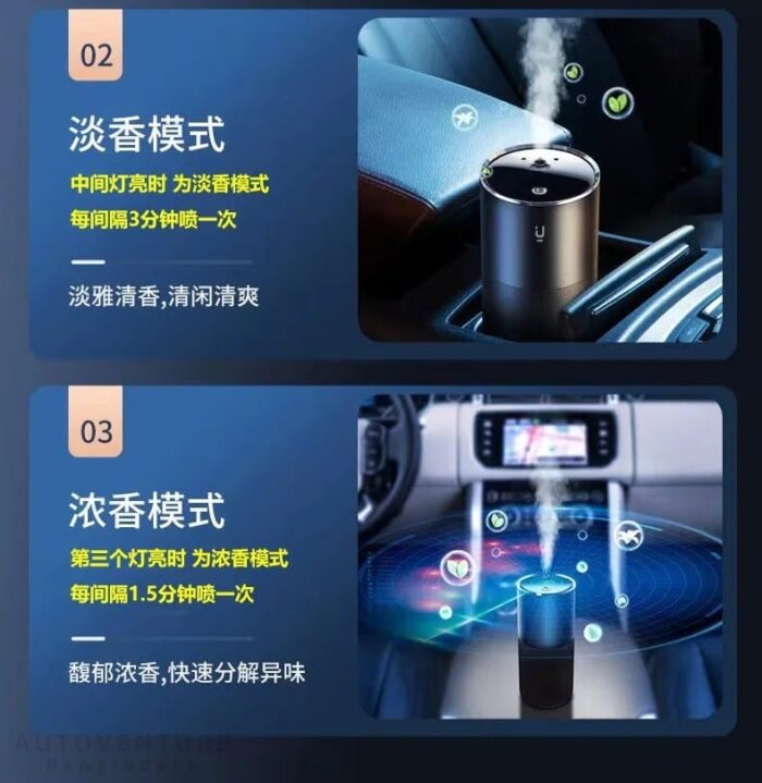 Portable Aromatherapy Premium & Luxury Diffuser for Cars - Instant Freshness On the Go - Image 5