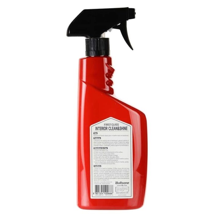 Bullsone Car Interior Cleaner Protectant And Safe-500ml - Image 4