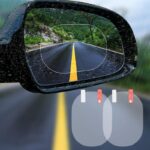 Waterproof Mirror & Window Protector Film Mist 4Pcs Car Anti Rain Rear View Clear Film - Image 4