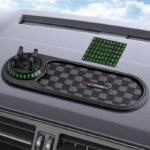 Non-Slip Phone Pad for 4-in-1 Car Multifunctional Mobile Holder, Parking Number Card, Perfume, and Mobile Mat 360 Degree Rotation and Number Plate - Image 2