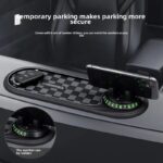 Non-Slip Phone Pad for 4-in-1 Car Multifunctional Mobile Holder, Parking Number Card, Perfume, and Mobile Mat 360 Degree Rotation and Number Plate - Image 17