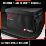Premium Car Trunk Organizer | Foldable Car Storage Box with Multiple Compartments