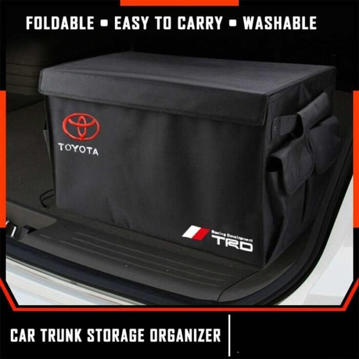 Premium Car Trunk Organizer | Foldable Car Storage Box with Multiple Compartments - Image 1
