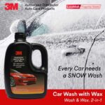 3M Car Washing Shampoo with Wax for Ultimate Shine- Car Quick Wash 1000ML