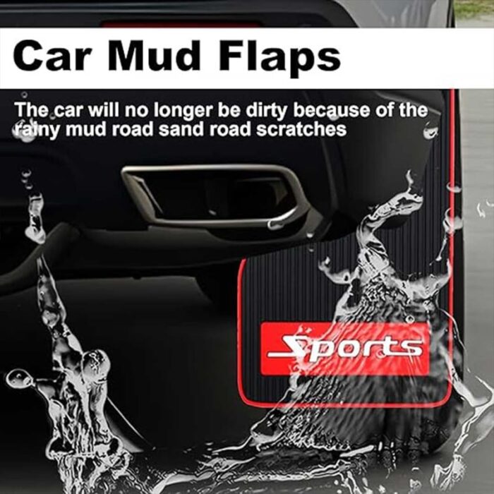 High-Quality Car Silicon Rubber Mudguard Car TRD Carbon Fiber 4PCS – Universal Fit, Flexible Design and Long-Lasting Performance - Image 10