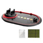 Non-Slip Phone Pad for 4-in-1 Car Multifunctional Mobile Holder, Parking Number Card, Perfume, and Mobile Mat 360 Degree Rotation and Number Plate - Image 22