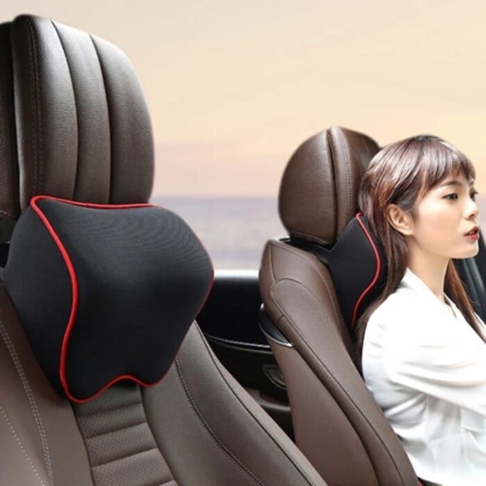 Car Back and Neck Support Pillow | Back Support Memory Foam – Ultimate Driving Comfort - Image 2