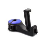 Car Headrest Hook with Phone Holder 2 in 1 | Car back Seat Hooks for Purses and Bags, 360° Rotation-2Pcs Set - Image 11