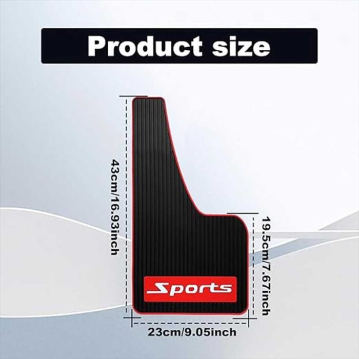 High-Quality Car Silicon Rubber Mudguard Car TRD Carbon Fiber 4PCS – Universal Fit, Flexible Design and Long-Lasting Performance - Image 2