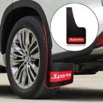 High-Quality Car Silicon Rubber Mudguard Car TRD Carbon Fiber 4PCS – Universal Fit, Flexible Design and Long-Lasting Performance