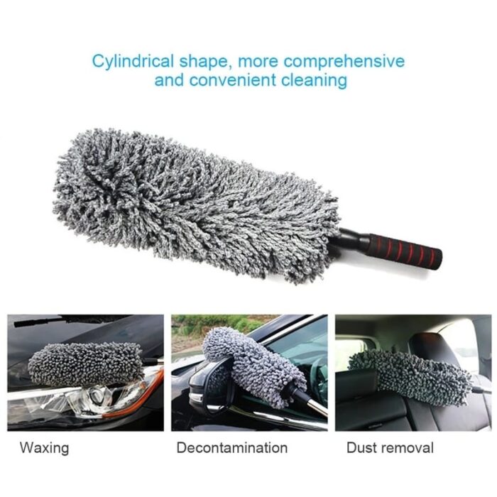 Extendable High-Quality Microfiber Car Duster– Multi-Purpose Cleaning for Car Ultra Soft Microfiber & Scratch-Free Cleaning - Image 5
