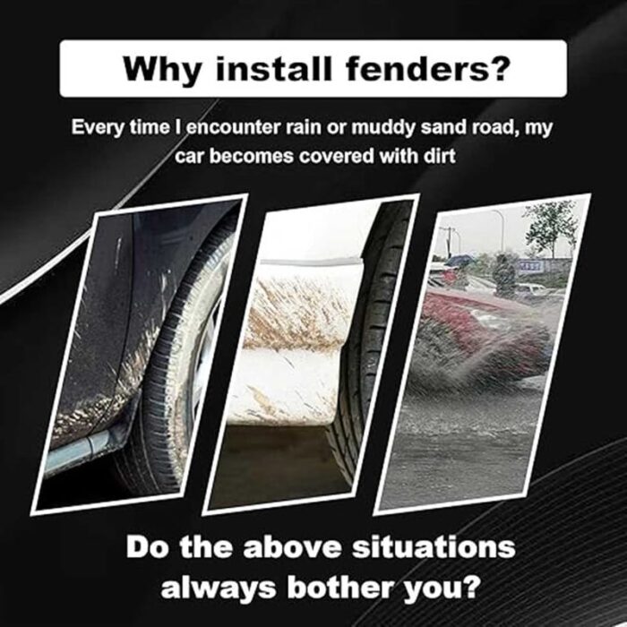 High-Quality Car Silicon Rubber Mudguard Car TRD Carbon Fiber 4PCS – Universal Fit, Flexible Design and Long-Lasting Performance - Image 12