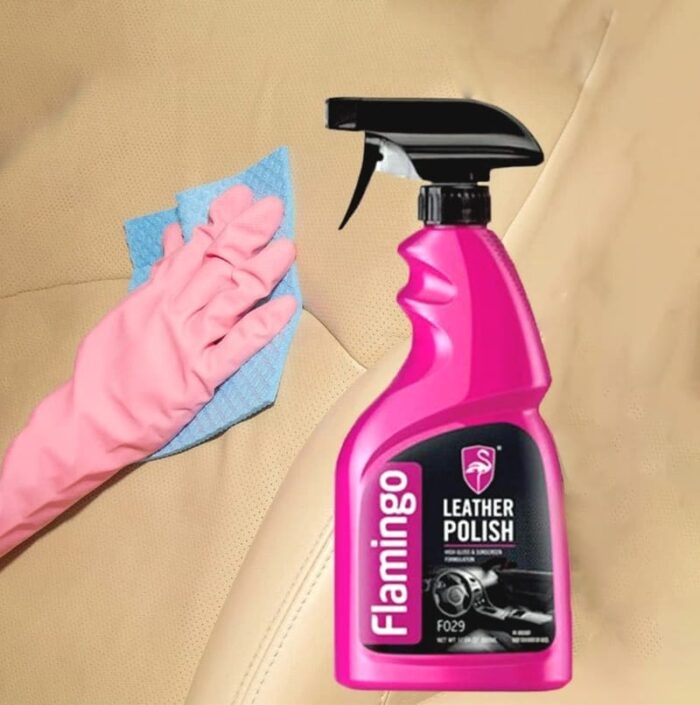 Flamingo Leather Polish Spray 500ML - Image 5