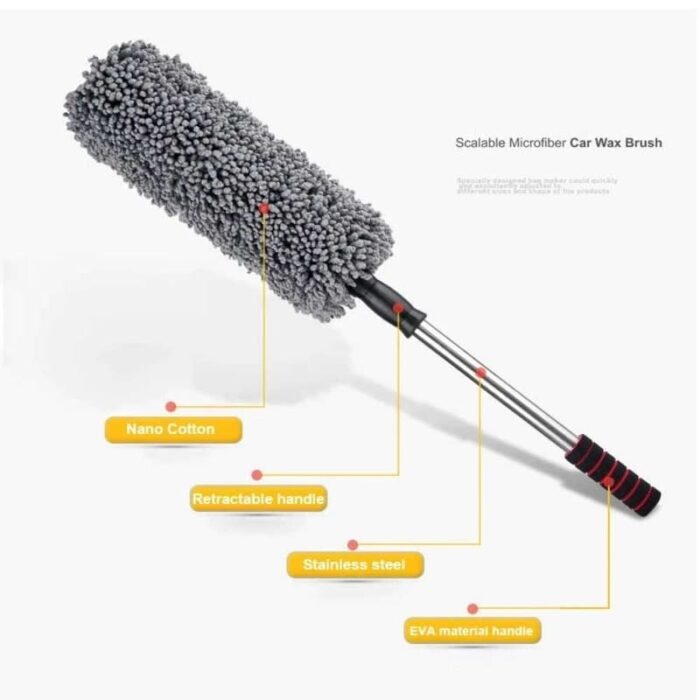 Extendable High-Quality Microfiber Car Duster– Multi-Purpose Cleaning for Car Ultra Soft Microfiber & Scratch-Free Cleaning - Image 7