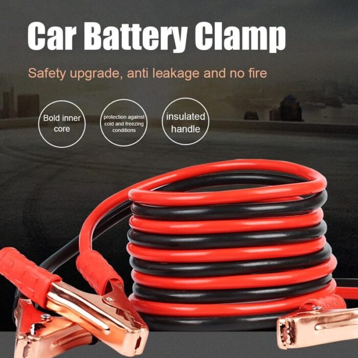 Heavy-Duty Emergency Car Battery Booster Cables– 1000 AMP – Stay Prepared Anytime! - Image 5