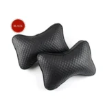 Artificial Leather Neck Pillow- 2 Pieces Set - Image 4