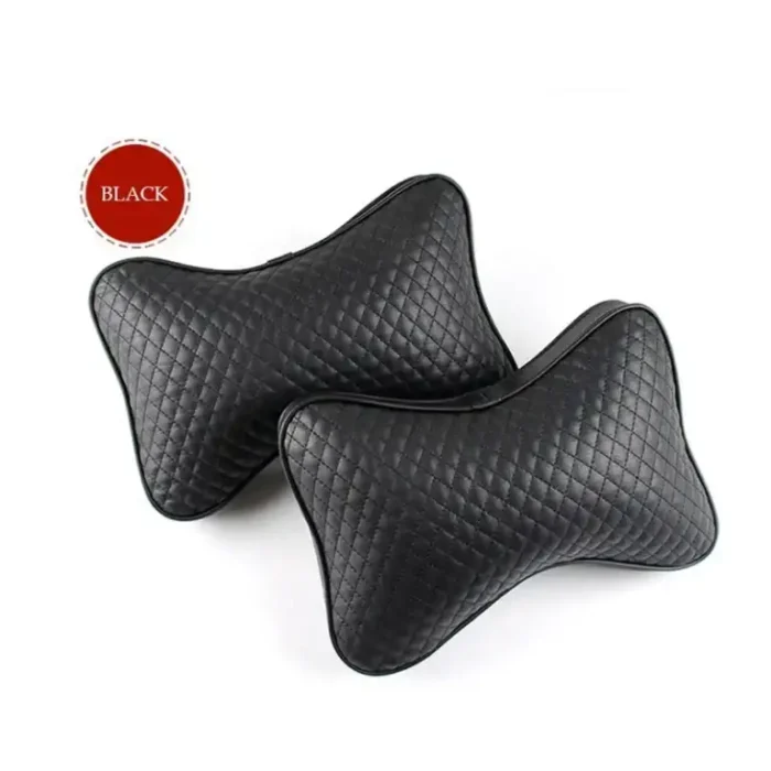 Artificial Leather Neck Pillow- 2 Pieces Set - Image 4