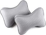 Artificial Leather Neck Pillow- 2 Pieces Set - Image 2