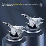 Solar Powered System Rotating Combat Aircraft Perfume And Showpiece - Image 4