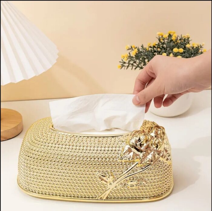 Luxury Drawout Tissue Box, European Style Tissue Box - Image 2