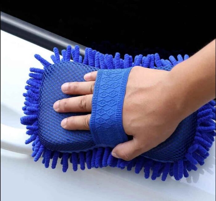 Car Washing Sponge Micro Fiber Foam Hand Mitts - Image 2