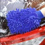 Ultra-Soft Microfiber Car 1-Washing Hand Gloves & 1-Hand Mitts for Scratch-Free Cleaning 2pcs Combo - Image 2