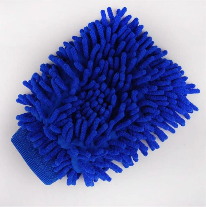 Ultra-Soft Microfiber Car 1-Washing Hand Gloves & 1-Hand Mitts for Scratch-Free Cleaning 2pcs Combo - Image 3