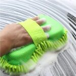 Ultra-Soft Microfiber Car 1-Washing Hand Gloves & 1-Hand Mitts for Scratch-Free Cleaning 2pcs Combo - Image 8