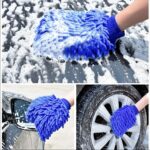 Ultra-Soft Microfiber Car 1-Washing Hand Gloves & 1-Hand Mitts for Scratch-Free Cleaning 2pcs Combo - Image 9