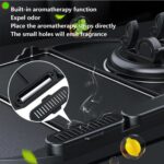 Car Dashboard 6 in 1 Non Slip Mobile Mat Mobile Phone Holder, Augot 360° Rotatable Car Anti-Skid Pad - Image 4