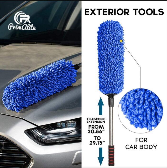 Extendable High-Quality Microfiber Car Duster– Multi-Purpose Cleaning for Car Ultra Soft Microfiber & Scratch-Free Cleaning - Image 3