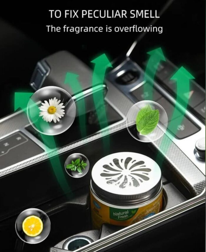 Jello Fresh Air Freshener – Natural Essential Oils for a Long-Lasting Fresh Aroma in Car, Office, and Home - Image 1