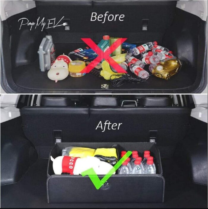 Premium Car Trunk Organizer | Foldable Car Storage Box with Multiple Compartments - Image 12
