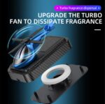 Carbon Luxury Solar-Powered Car Helicopter Showpiece - 2-in-1 Dashboard Decor with Air Freshener