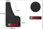 High-Quality Car Silicon Rubber Mudguard Car TRD Carbon Fiber 4PCS – Universal Fit, Flexible Design and Long-Lasting Performance - Image 4