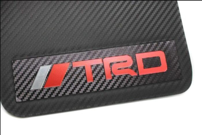 High-Quality Car Silicon Rubber Mudguard Car TRD Carbon Fiber 4PCS – Universal Fit, Flexible Design and Long-Lasting Performance - Image 5