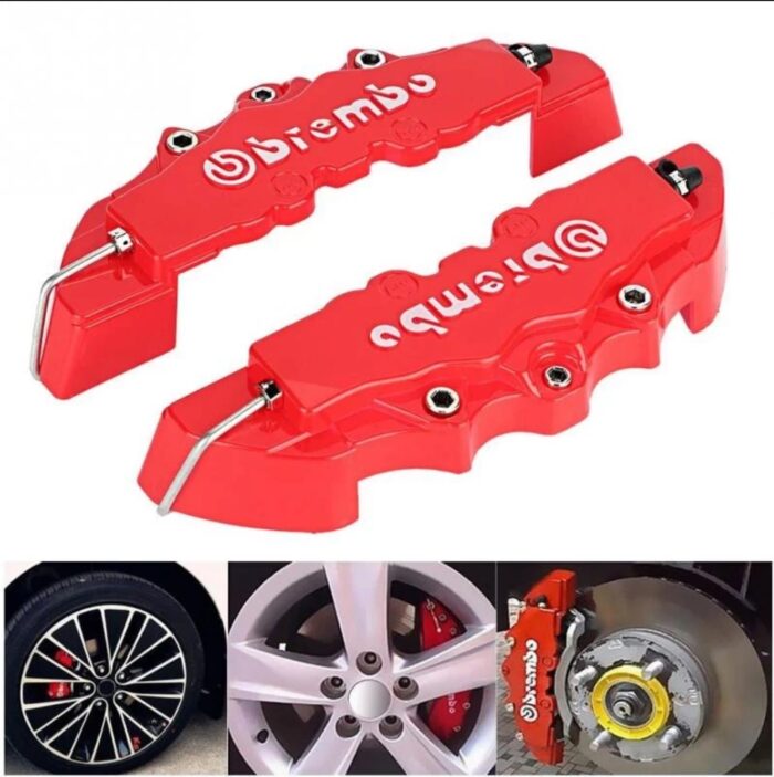 Brembo Car 3D Disc Brake Caliper Covers – Universal Fit for Most Cars -2pcs set - Image 1