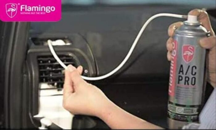 Flamingo Air Conditioner Cleaner, Flamingo A/C Pro Use For Car Office and Household 500ml - Image 4
