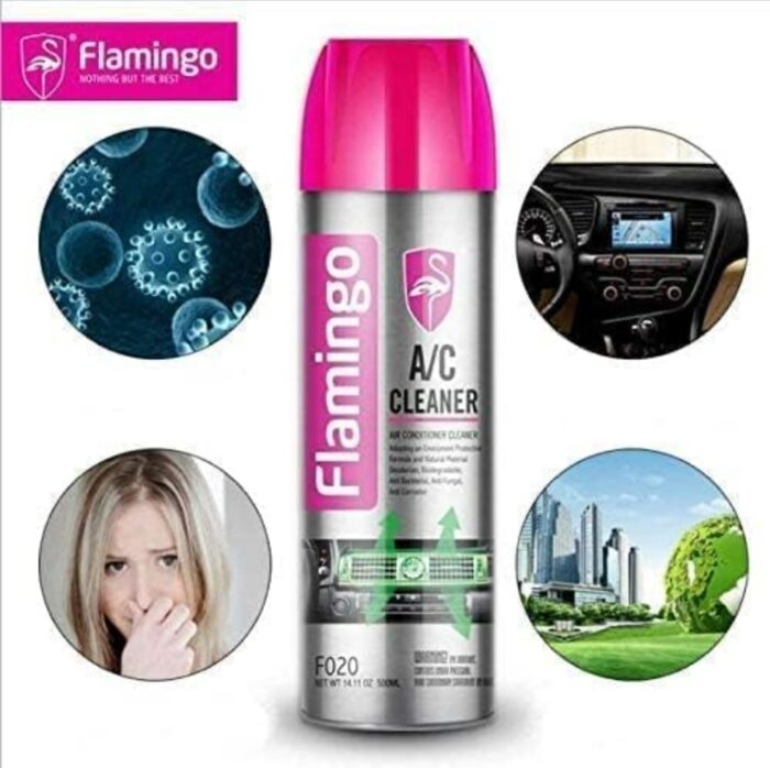 Flamingo Air Conditioner Cleaner, Flamingo A/C Pro Use For Car Office and Household 500ml - Image 5