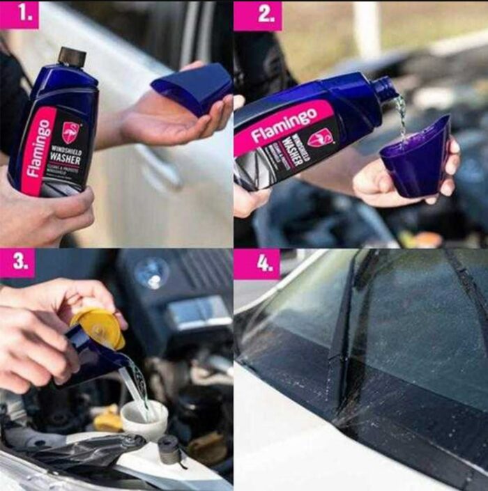 FLAMINGO WINDSHIELD WASHER 500ML - Image 3