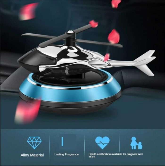 Luxurious Car Solar Helicopter Air Freshener Premium Freshness in Every Drive - Image 7