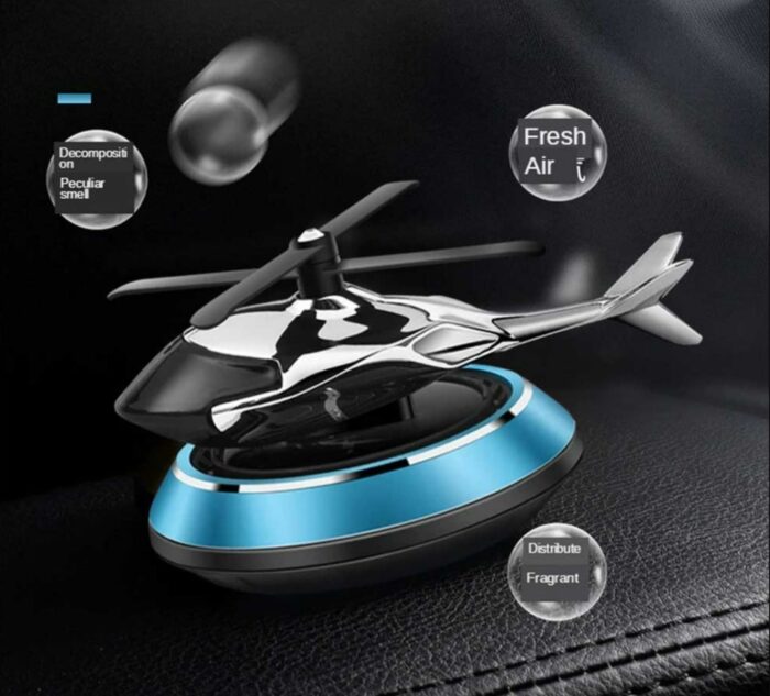 Luxurious Car Solar Helicopter Air Freshener Premium Freshness in Every Drive - Image 2